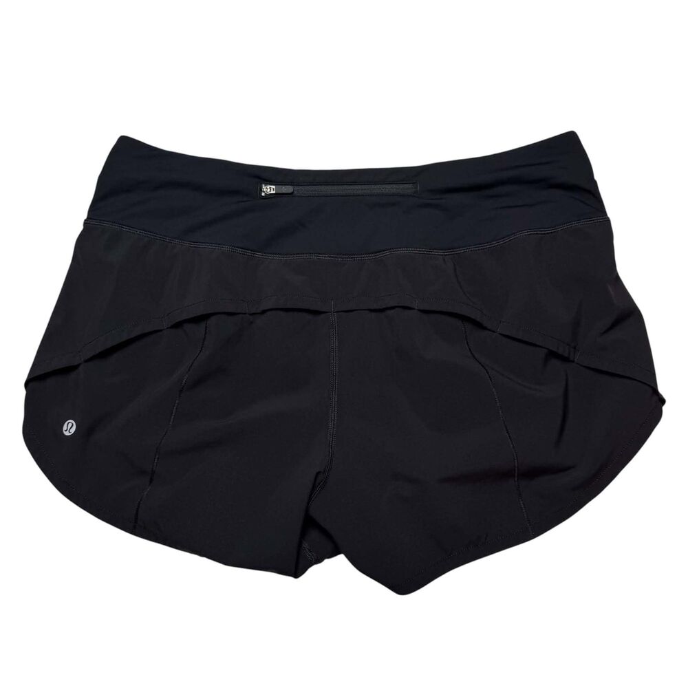 Lululemon Speed Up Short Mid Rise 4"Black - Picture 4 of 8